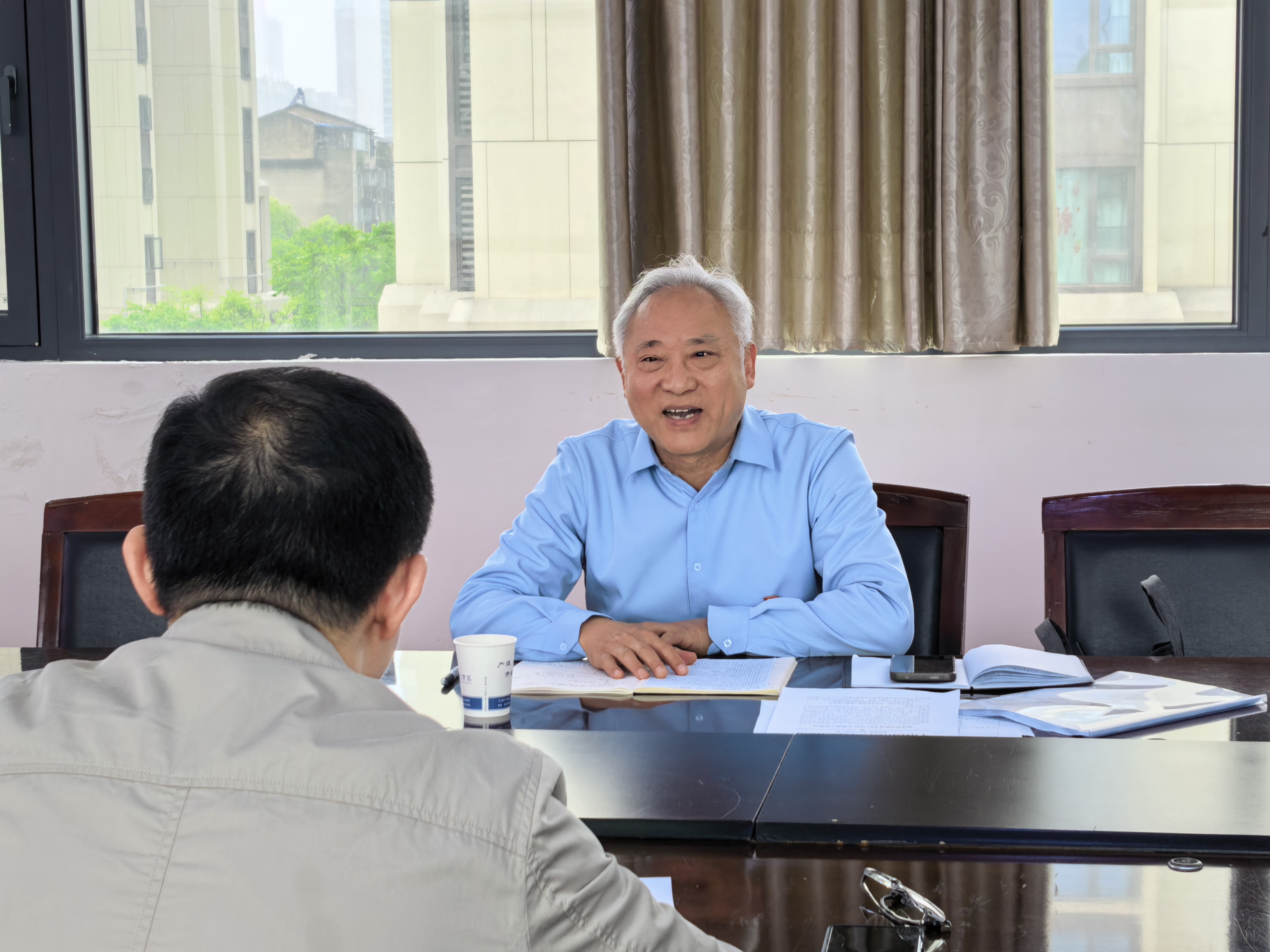 党建引领促发展 携手共筑育人梦 ——市教育局党建指导员莅临世界杯官网调研指导党建工作