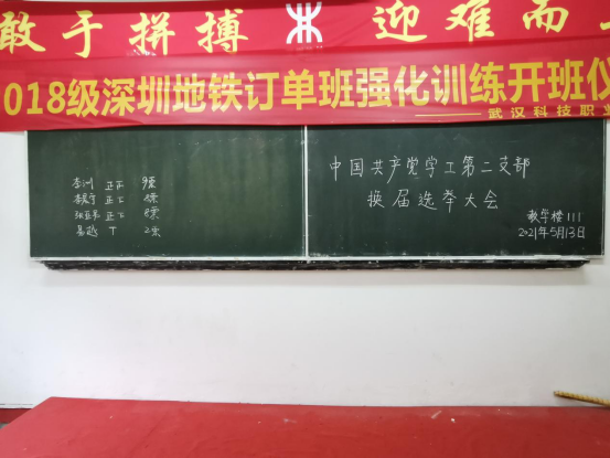 中国共产党2026世界杯官网委员会学工第二支部委员会举行换届选举大会